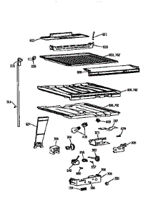 Compartment Separator parts for Kenmore Refrigerator 363.9751511 (3639751511, 363 9751511) from AppliancePartsPros.com