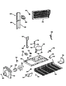 Unit parts for Kenmore Refrigerator 363.9751623 (3639751623, 363 9751623) from AppliancePartsPros.com