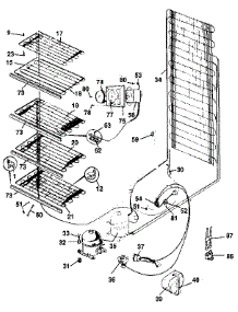 Liner parts for Kenmore Freezer 253.9226110 (2539226110, 253 9226110) from AppliancePartsPros.com