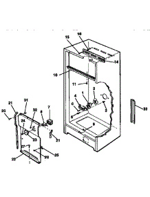 Liner Parts parts for Kenmore Freezer 253.9230411 (2539230411, 253 9230411) from AppliancePartsPros.com