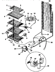 Liner Parts parts for Kenmore Freezer 253.9234113 (2539234113, 253 9234113) from AppliancePartsPros.com