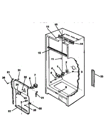 Liner Parts parts for Kenmore Freezer 253.9235411 (2539235411, 253 9235411) from AppliancePartsPros.com