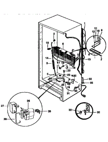 Unit Parts parts for Kenmore Freezer 253.9235714 (2539235714, 253 9235714) from AppliancePartsPros.com
