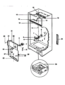 Liner Parts parts for Kenmore Freezer 253.9235715 (2539235715, 253 9235715) from AppliancePartsPros.com