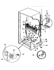 Unit parts for Kenmore Freezer 253.9235717 (2539235717, 253 9235717) from AppliancePartsPros.com
