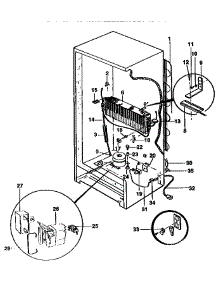 Unit parts for Kenmore Freezer 253.9235718 (2539235718, 253 9235718) from AppliancePartsPros.com