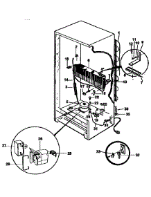 Unit Parts parts for Kenmore Freezer 253.9235783 (2539235783, 253 9235783) from AppliancePartsPros.com