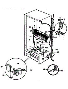 Unit Parts parts for Kenmore Freezer 253.9235785 (2539235785, 253 9235785) from AppliancePartsPros.com