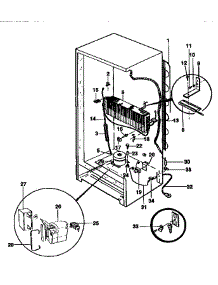 Unit parts for Kenmore Freezer 253.9235786 (2539235786, 253 9235786) from AppliancePartsPros.com