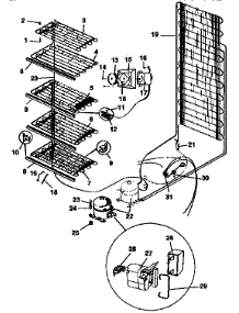 Liner Parts parts for Kenmore Freezer 253.9239183 (2539239183, 253 9239183) from AppliancePartsPros.com