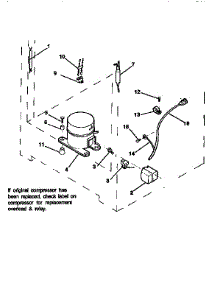 Unit parts for Kenmore Freezer 253.9239184 (2539239184, 253 9239184) from AppliancePartsPros.com