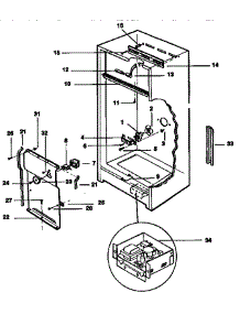 Liner Parts parts for Kenmore Freezer 253.9239715 (2539239715, 253 9239715) from AppliancePartsPros.com