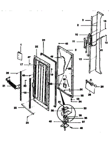 Door Parts parts for Kenmore Freezer 253.9239783 (2539239783, 253 9239783) from AppliancePartsPros.com