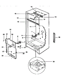 Liner parts for Kenmore Freezer 253.9239786 (2539239786, 253 9239786) from AppliancePartsPros.com