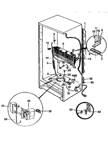 Unit parts for Kenmore Freezer 253.9239786 (2539239786, 253 9239786) from AppliancePartsPros.com