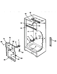 Liner Parts parts for Kenmore Freezer 253.9240410 (2539240410, 253 9240410) from AppliancePartsPros.com