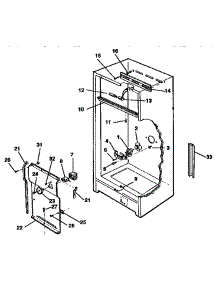 Liner Parts parts for Kenmore Freezer 253.9244410 (2539244410, 253 9244410) from AppliancePartsPros.com