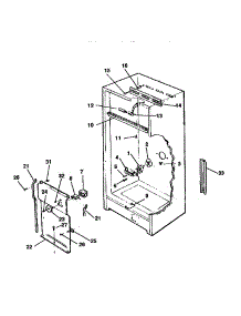 Liner Parts parts for Kenmore Freezer 253.9244411 (2539244411, 253 9244411) from AppliancePartsPros.com