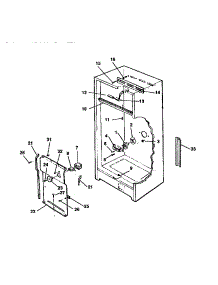 Liner Parts parts for Kenmore Freezer 253.9246411 (2539246411, 253 9246411) from AppliancePartsPros.com