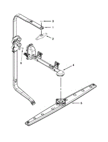 Upper Wash And Rinse Parts parts for Kenmore Dishwasher 665.13479N412 (66513479N412, 665 13479N412) from AppliancePartsPros.com