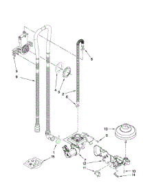 Fill And Overfill Parts parts for Kenmore Dishwasher 665.13482K901 (66513482K901, 665 13482K901) from AppliancePartsPros.com