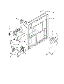 Door And Latch Parts parts for Kenmore Dishwasher 665.13483K901 (66513483K901, 665 13483K901) from AppliancePartsPros.com