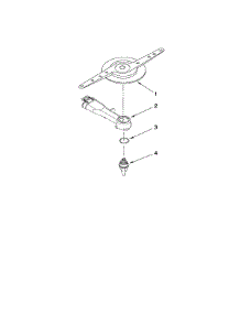 Lower Washarm Parts parts for Kenmore Dishwasher 665.13483K901 (66513483K901, 665 13483K901) from AppliancePartsPros.com