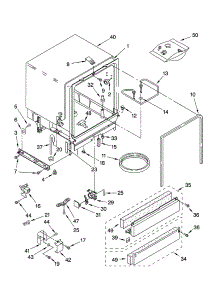 Tub Assembly Parts parts for Kenmore Dishwasher 665.13492K600 (66513492K600, 665 13492K600) from AppliancePartsPros.com