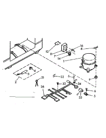 Unit Parts parts for Kenmore Freestanding Freezer 618440 from AppliancePartsPros.com