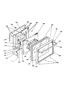 Door Assembly parts for Kenmore Range 628.3528210 (6283528210, 628 3528210) from AppliancePartsPros.com