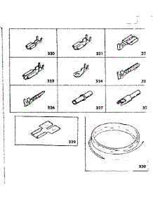 Wiring And Wiring Terminals parts for Kenmore Range 628.3538250 (6283538250, 628 3538250) from AppliancePartsPros.com