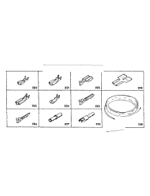 Wiring And Wiring Terminals parts for Kenmore Range 628.3538251 (6283538251, 628 3538251) from AppliancePartsPros.com