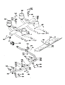 Top Burner Assembly parts for Kenmore Range 628.3538252 (6283538252, 628 3538252) from AppliancePartsPros.com