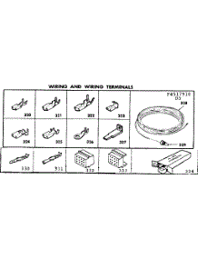 Wiring And Wiring Terminals parts for Kenmore Range 628.4517910 (6284517910, 628 4517910) from AppliancePartsPros.com