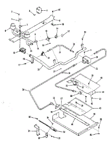 Burner Section parts for Kenmore Range 278.3528811 (2783528811, 278 3528811) from AppliancePartsPros.com