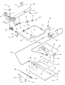 Burner Section parts for Kenmore Wall Oven 278.3548812 (2783548812, 278 3548812) from AppliancePartsPros.com