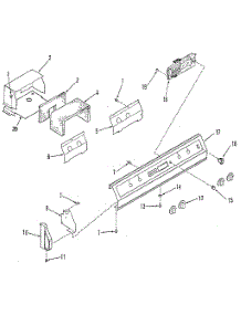 Control Panel parts for Kenmore Wall Oven 278.3548812 (2783548812, 278 3548812) from AppliancePartsPros.com