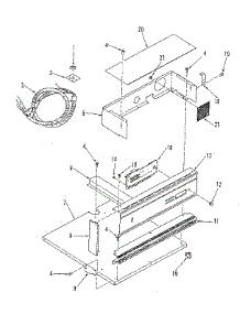 Panel Section parts for Kenmore Range 278.4018892 (2784018892, 278 4018892) from AppliancePartsPros.com