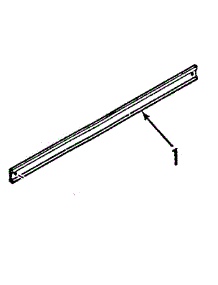 Cabinet Trim Filler parts for Kenmore Wall Oven 278.4088895 (2784088895, 278 4088895) from AppliancePartsPros.com