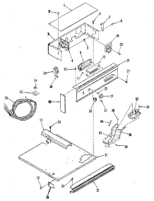 Control Panel parts for Kenmore Wall Oven 278.4238895 (2784238895, 278 4238895) from AppliancePartsPros.com