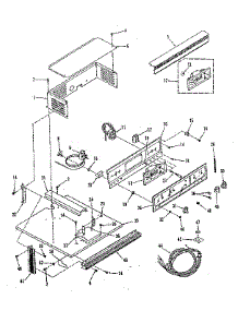 Control Panel Section parts for Kenmore Range 278.4278592 (2784278592, 278 4278592) from AppliancePartsPros.com