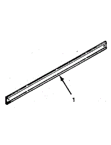 Cabinet Trim Filler parts for Kenmore Wall Oven 278.4288893 (2784288893, 278 4288893) from AppliancePartsPros.com