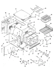 Lower Body parts for Kenmore Wall Oven 278.4298893 (2784298893, 278 4298893) from AppliancePartsPros.com