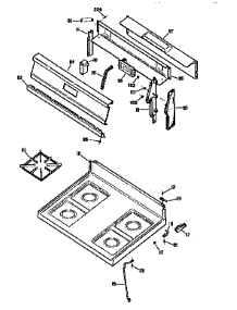 Cooktop parts for Kenmore Range 362.7275192 (3627275192, 362 7275192) from AppliancePartsPros.com