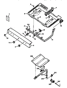 Gas And Burner parts for Kenmore Range 362.7275593 (3627275593, 362 7275593) from AppliancePartsPros.com