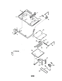 Burner parts for Kenmore Range 362.7332892 (3627332892, 362 7332892) from AppliancePartsPros.com