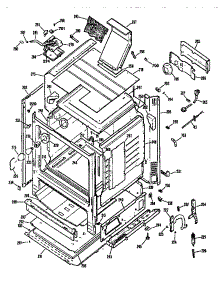 Cabinet parts for Kenmore Range 362.7333191 (3627333191, 362 7333191) from AppliancePartsPros.com