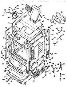 Cabinet parts for Kenmore Range 362.7351892 (3627351892, 362 7351892) from AppliancePartsPros.com