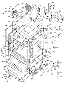 Cabinet parts for Kenmore Range 362.7352190 (3627352190, 362 7352190) from AppliancePartsPros.com