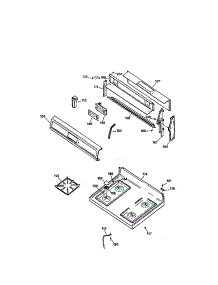 Control Panel And Cooktop parts for Kenmore Range 362.75181691 (36275181691, 362 75181691) from AppliancePartsPros.com